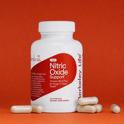 Nitric Oxide Support Supplement - Nitric Oxide Booster for Men & Women - Blood Flow & Circulation with Beet Root Powder to Support Energy, Heart Health & Healthy Blood Pressure- 60 Count